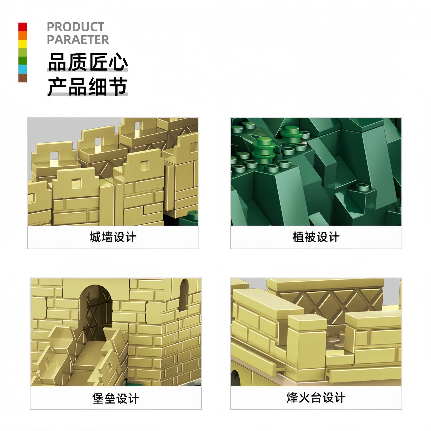 The Great Wall Building Block Set 1000/2000 pieces